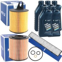 MEYLE Inspektionspaket Filter Set + BMW 0W30 Öl, 5L