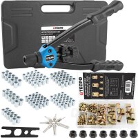 TECPO Nietmutternzangen Satz M3-M12, 300-teilig