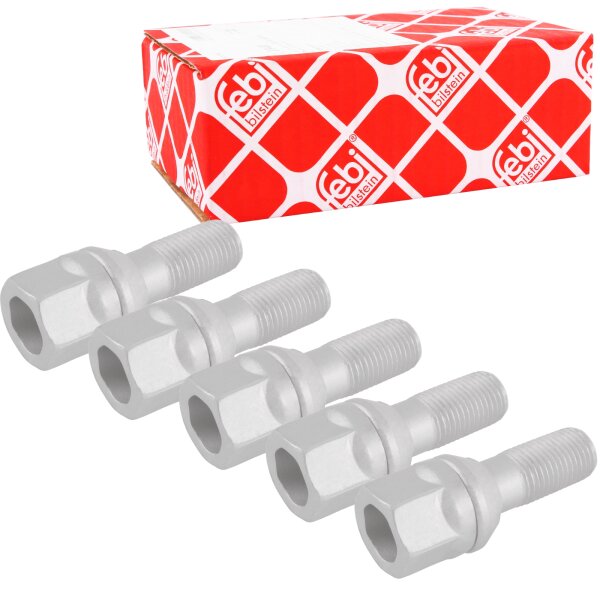 5x FEBI BILSTEIN Radschraube für Stahlfelge