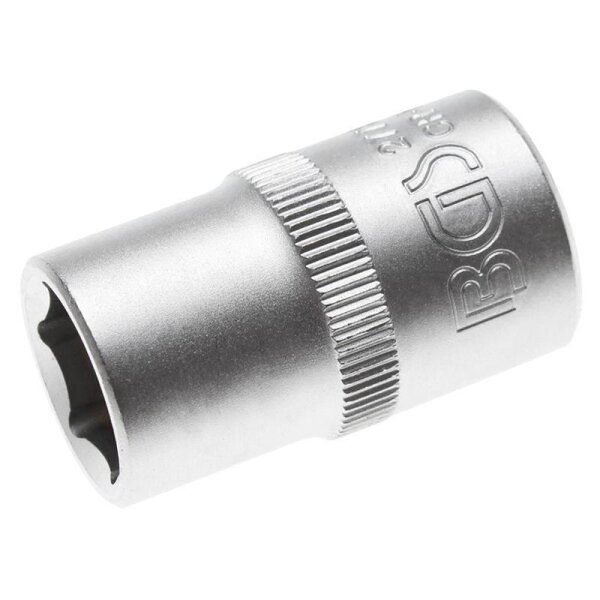 BGS Steckschlüssel-Einsatz, Sechskant | Antrieb Innenvierkant 12,5 mm (1/2") | SW 9/16"