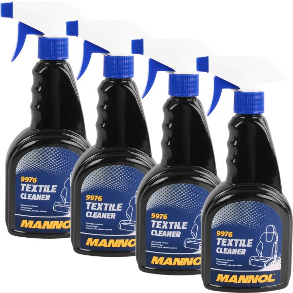 MANNOL Textile Cleaner, 4x 500 mL