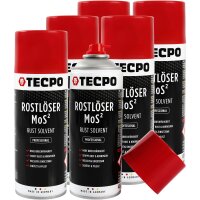6x TECPO Rostlöser MoS² Rostschutz...