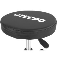TECPO 2x Werkstatt-Arbeitssitz mit 5 Rollen | Ø 360 mm