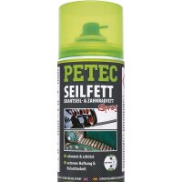 3x PETEC Seilfett, Drahtseil- & Zahnradfett Spray, 500 ml