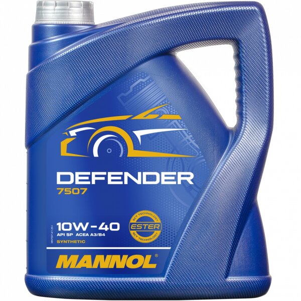 MANNOL Defender 10W-40 Motoröl API SL/CF, 5 Liter