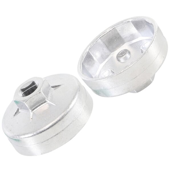 BGS Ölfilterkappe aus Aluminium-Druckguss, 65 mm x 14-kant