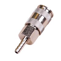 BGS Druckluft Werkzeug Schnellkupplung Zubehör 6 mm Messing für Druckluftschläuche