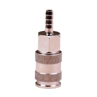 BGS Druckluft Werkzeug Schnellkupplung Zubehör 6 mm Messing für Druckluftschläuche