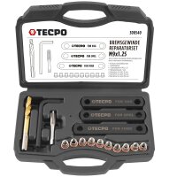 TECPO Bremsgewinde Reparatur-Satz M9x1.25 Bremssattel...