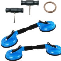 BGS KFZ Gummi-Doppelsauger Schneidedraht Set