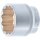 BGS Steckschlüssel-Einsatz Zwölfkant | Antrieb Innenvierkant 12,5mm (1/2") | SW 41mm