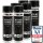 6x 500 ml TECPO Autolack schwarz matt