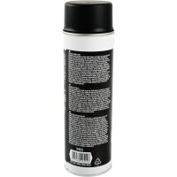 12x TECPO Autolack schwarz matt 500 ml + Pistolengriff