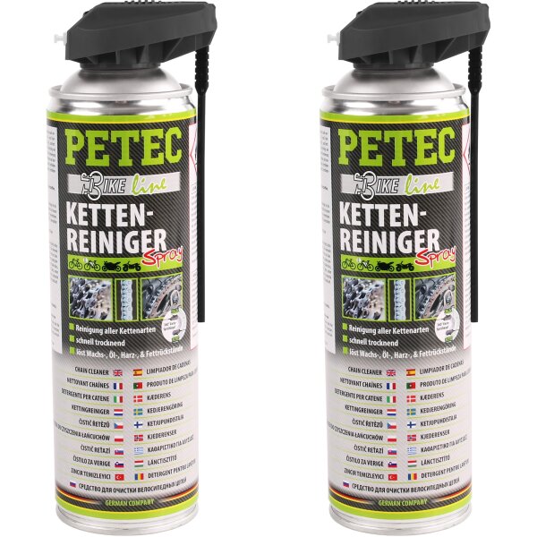 2x PETEC Kettenreinigerspray 500ml