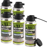5x PETEC Kettenölspray 100 ml