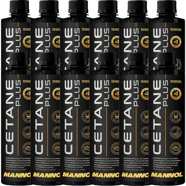 12x MANNOL Cetane Plus, 450mL
