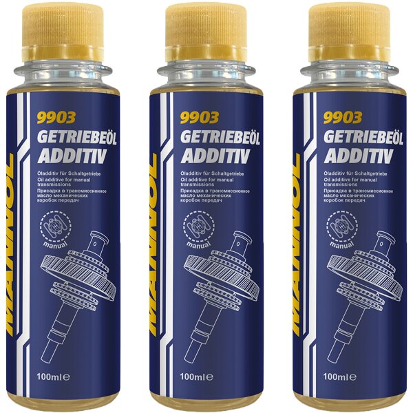 3x MANNOL Getriebeoel Additiv manual, 100mL