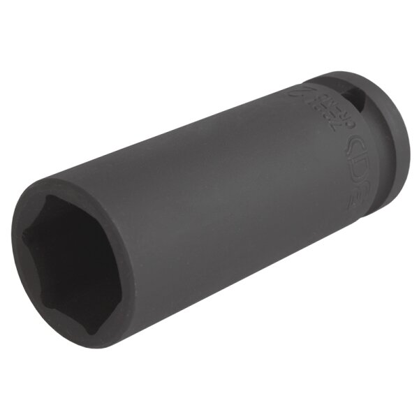 BGS Kraft-Steckschlüssel-Einsatz Sechskant, tief | Antrieb Innenvierkant 12,5 mm (1/2") | SW 21 mm