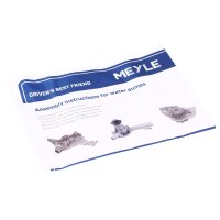 Meyle Wasserpumpe + Kühlmittel Rot, 5 Liter