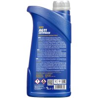 3x MANNOL Kühlerfrostschutz AG13, 1L