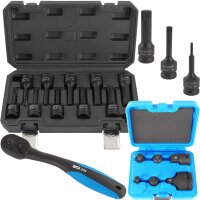 TECPO 10x Kraft-Bit-Einsatz-Satz Vielzahn,M4 - M18 1/2...