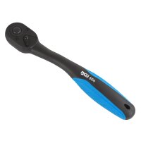 TECPO 10x Kraft-Bit-Einsatz-Satz Vielzahn,M4 - M18 1/2 Zoll + BGS Kraft-Adapter-Satz, 6-tlg. + Umschaltknarre 1/2"