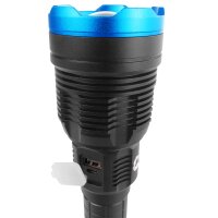 4x TECPO Taschenlampe 8000 Lumen, 6500K, 200m Leuchteweite, Akku Power-Lampe