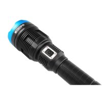 4x TECPO Taschenlampe 8000 Lumen, 6500K, 200m Leuchteweite, Akku Power-Lampe