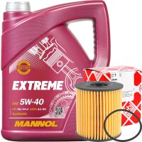 FEBI BILSTEIN Ölfilter + MANNOL Extreme 5W-40, 5 Liter