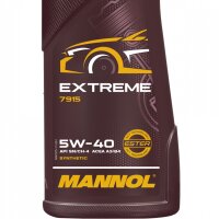 MANNOL Extreme 5W-40 API SN/CH-4, 2 Liter