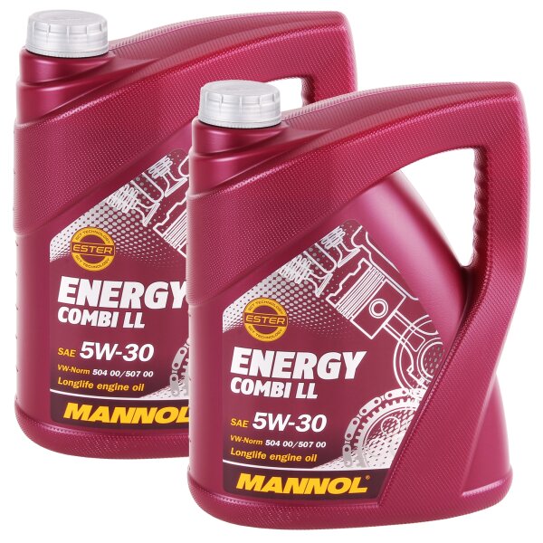 2x MANNOL Energy Combi LL 5W-30 API SN/CF, 4L