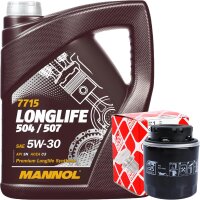 FEBI BILSTEIN Ölfilter + MANNOL Longlife 504.00 /...