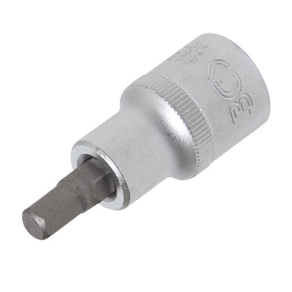 BGS Bit-Einsatz | Antrieb Innenvierkant 12,5 mm (1/2") | Innensechskant 7 mm