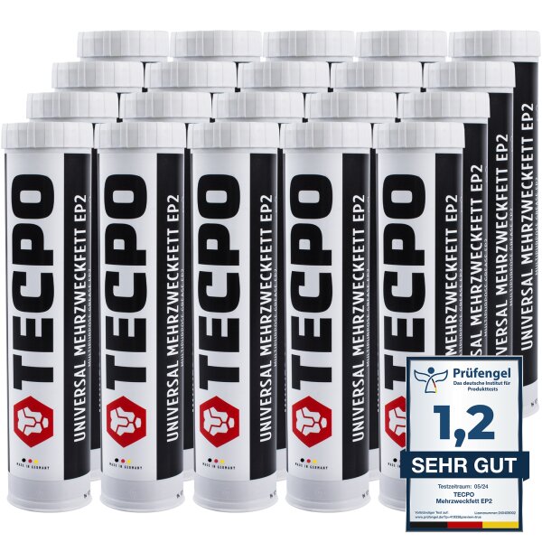 20x TECPO Universal Mehrzweckfett EP2, 400g