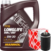FEBI BILSTEIN Ölfilter + MANNOL Longlife 504.00 /...