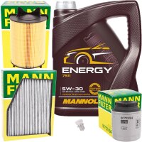 MANN-FILTER  Inspektionspaket mit Motoröl 5w30 MN7511