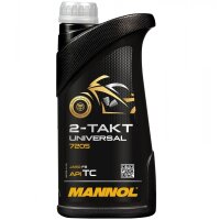 3x MANNOL 2-Takt Universal Motorradöl API TC, 1L