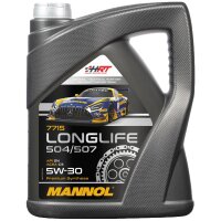 FEBI BILSTEIN Ölfilter + MANNOL Longlife 504.00 / 507.00 5W-30, 6 Liter