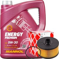 FEBI BILSTEIN Ölfilter + MANNOL Energy Premium...