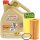 MANN-FILTER Ölfilter + CASTROL Motoröl EDGE 5W-30 ACEA C3, 5 Liter