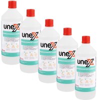 UNEX Hände-Desinfektionsmittel, 5x1 Liter