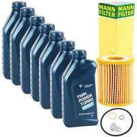 MANN Ölfilter + Schraube + 7L BMW 5W30 ÖL LL-04