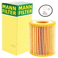 MANN Ölfilter + Schraube + 7L BMW 5W30 ÖL LL-04