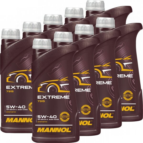 MANNOL Extreme 5W-40 API SN/CH-4, 9 Liter