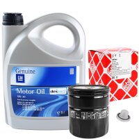 FEBI BILSTEIN Ölfilter + Schraube + OPEL GM 5W-30...