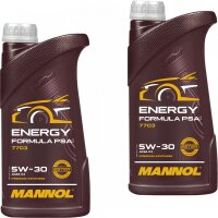 2x MANNOL Energy Formula PSA 5W-30, 1L