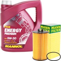 MANN-FILTER Ölfilter + MANNOL MN7908-4 ENERGY...