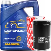 FEBI BILSTEIN Ölfilter + MANNOL Defender 10W-40, 1x5...