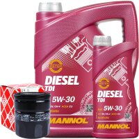 FEBI BILSTEIN Ölfilter + MANNOL Diesel TDI 5W-30...