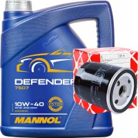 FEBI BILSTEIN Ölfilter + MANNOL Defender 10W-40...